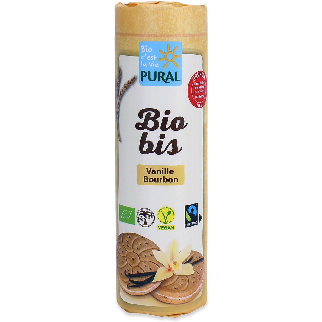 CIASTKA MARKIZY Z KREMEM WANILIOWYM FAIR TRADE BIO 320 g - PURAL (BIO BIS)
