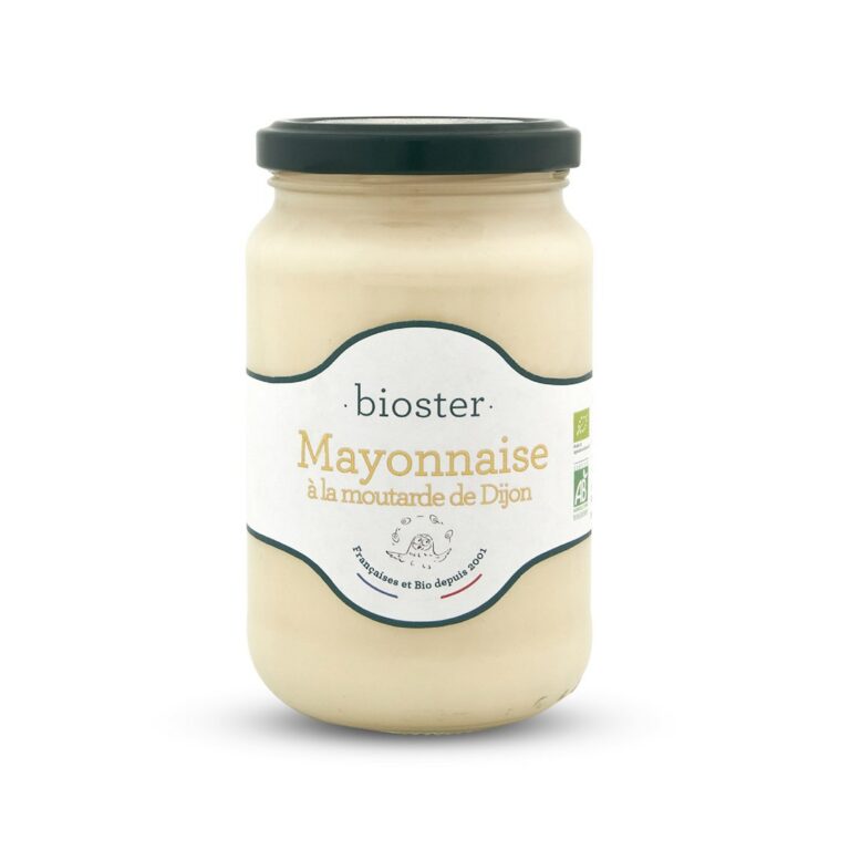 MAJONEZ JAJECZNY Z MUSZTARDĄ DIJON BIO 470 g - BIOSTER