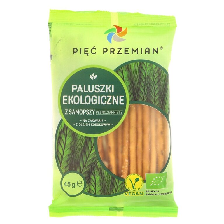 PALUSZKI Z SAMOPSZY PEŁNOZIARNISTE BIO 45 g - PIĘĆ PRZEMIAN