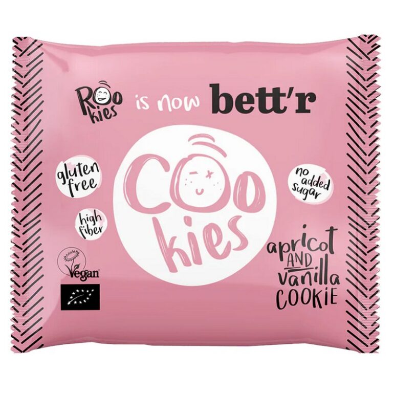 CIASTKO Z MORELĄ I WANILIĄ BEZ DODATKU CUKRÓW BEZGLUTENOWE BIO 40 g - BETT'R