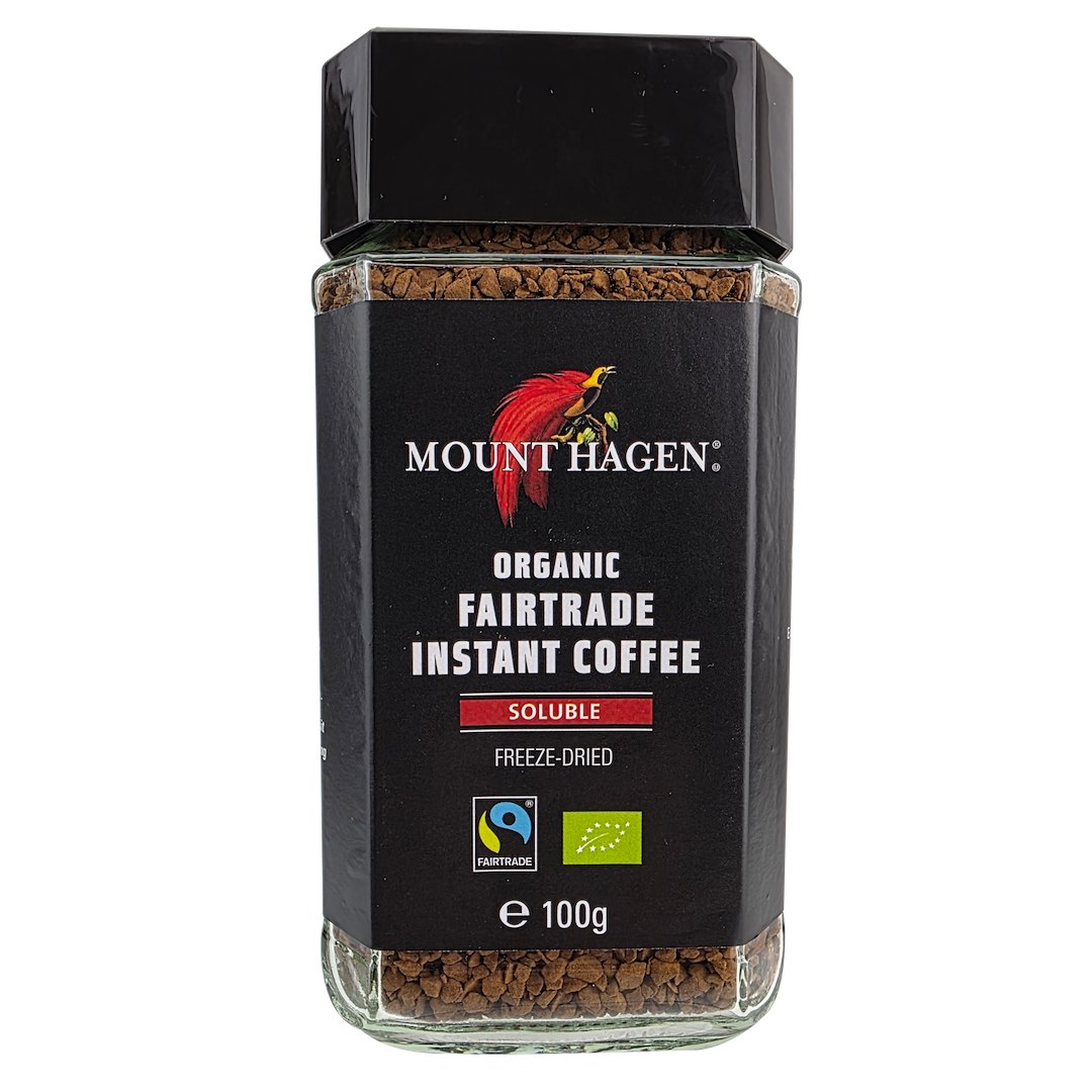 KAWA ROZPUSZCZALNA ARABICA/ROBUSTA FAIR TRADE BIO 100 g - MOUNT HAGEN