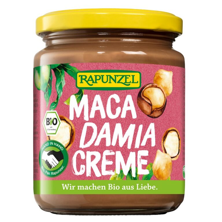 KREM Z ORZECHÓW MAKADAMIA BIO 250 g - RAPUNZEL