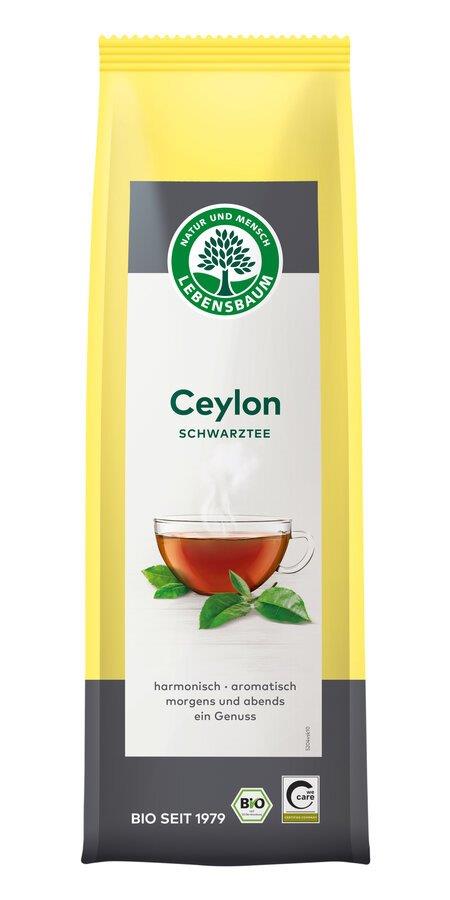 HERBATA CZARNA LIŚCIASTA CEJLOŃSKA BIO 75 g - LEBENSBAUM