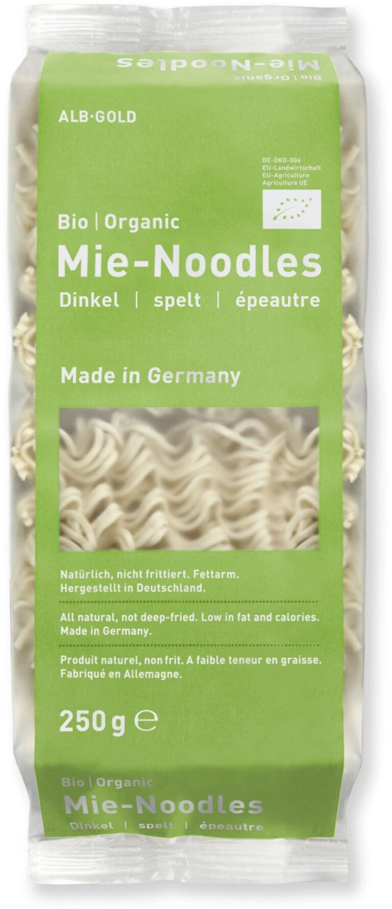 MAKARON (ORKISZOWY) NOODLE INSTANT BIO 250 g - ALB-GOLD