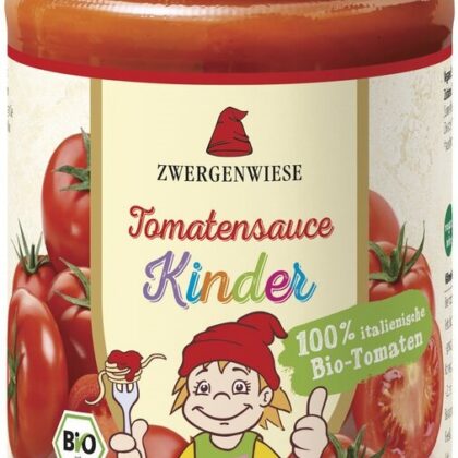 SOS POMIDOROWY DLA DZIECI BEZGLUTENOWY BIO 340 ml - ZWERGENWIESE