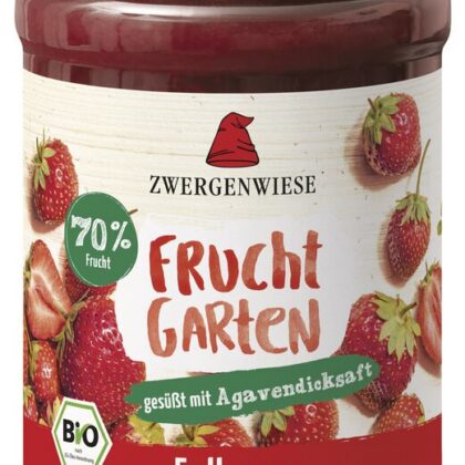 MUS TRUSKAWKOWY (70 % OWOCÓW) BEZGLUTENOWY BIO 225 g - ZWERGENWIESE