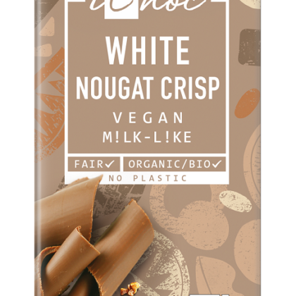 TABLICZKA NUGATOWA Z KROKANTEM Z ORZECHÓW LASKOWYCH FAIR TRADE BIO 80 g - ICHOC (VIVANI)
