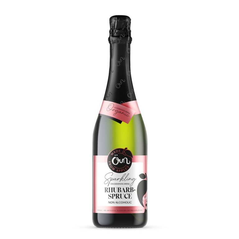 NAPÓJ BEZALKOHOLOWY RABARBAROWO - ŚWIERKOWY MUSUJĄCY BIO 750 ml - OUN