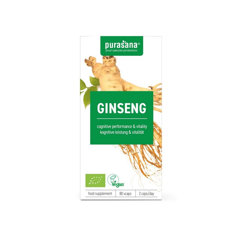ŻEŃ-SZEŃ BIO (300 mg) 80 KAPSUŁEK - PURASANA