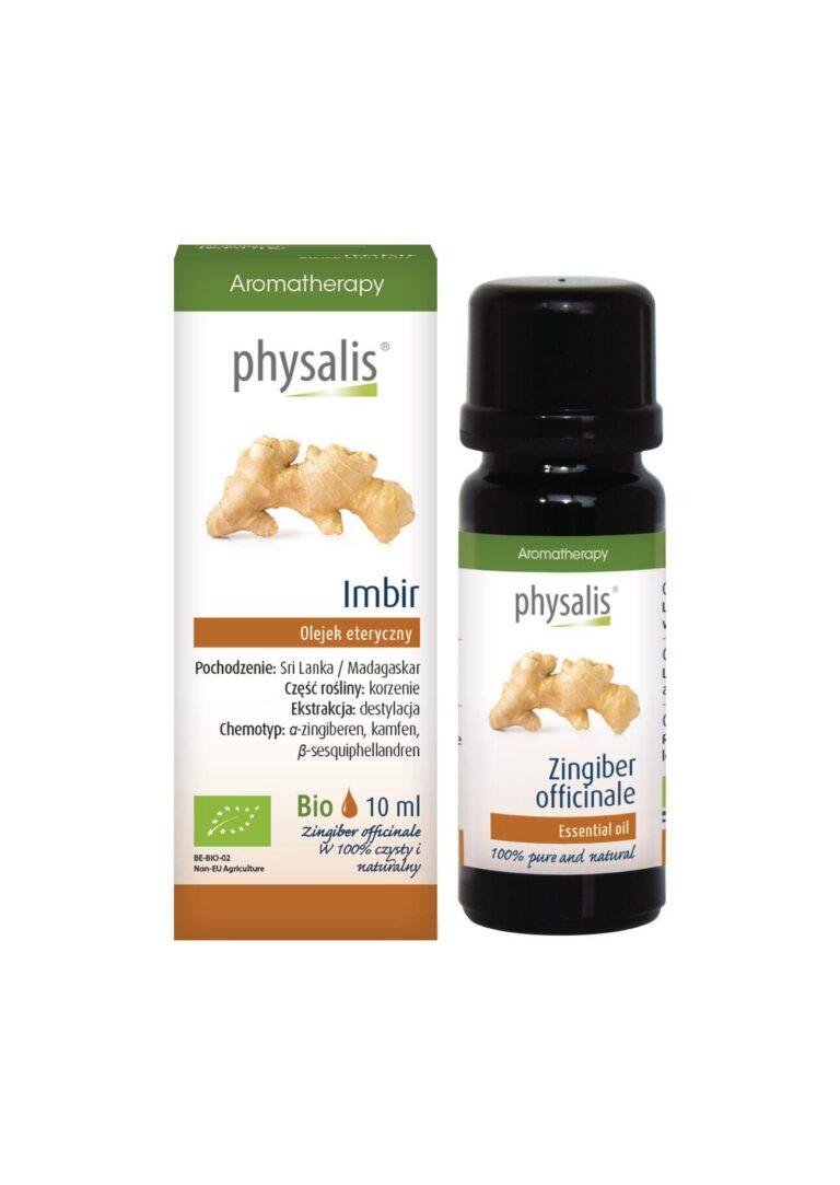 OLEJEK ETERYCZNY IMBIR BIO 10 ml - PHYSALIS