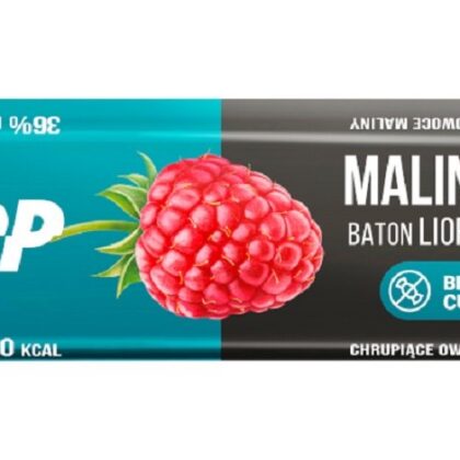 BATON LIOFILIZOWANY MALINOWY BEZGLUTENOWY 10 g - CELIKO (FRUPP)