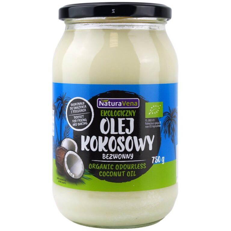 OLEJ KOKOSOWY BEZWONNY BIO 830 ml - NATURAVENA