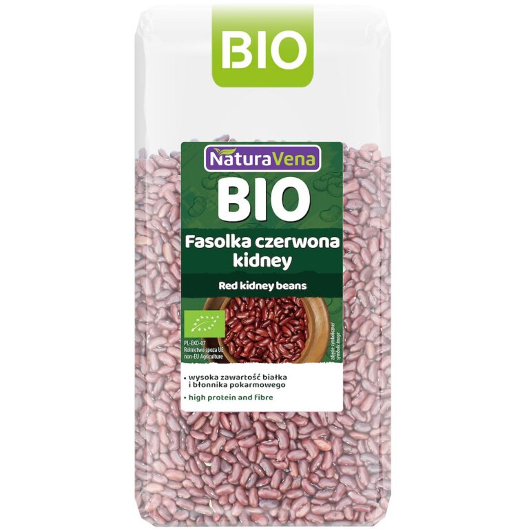 FASOLKA CZERWONA KIDNEY BIO 400 g - NATURAVENA