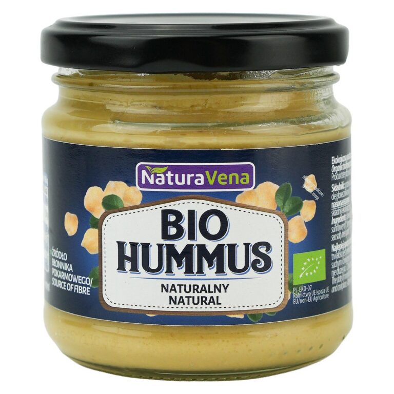 HUMMUS NATURALNY BIO 185 g - NATURAVENA