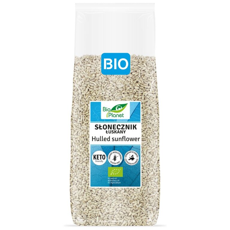 SŁONECZNIK ŁUSKANY BEZGLUTENOWY BIO 800 g - BIO PLANET
