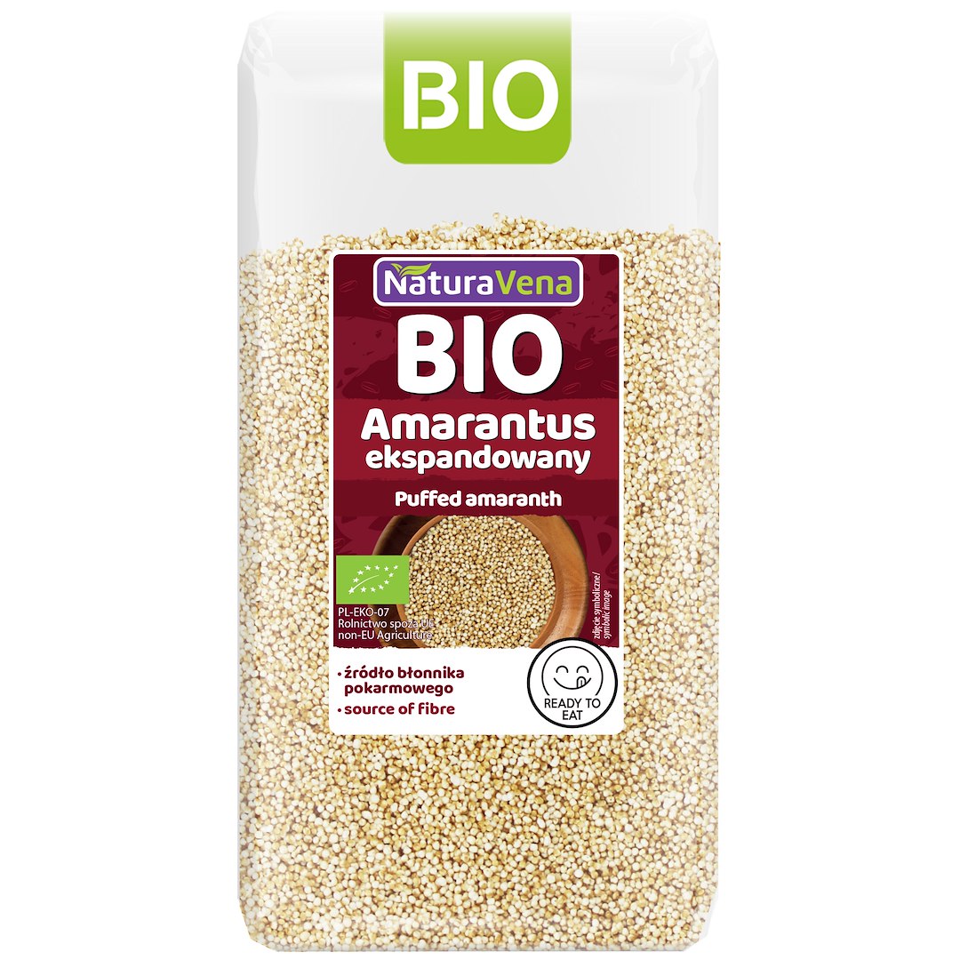 AMARANTUS EKSPANDOWANY BIO 110 g - NATURAVENA