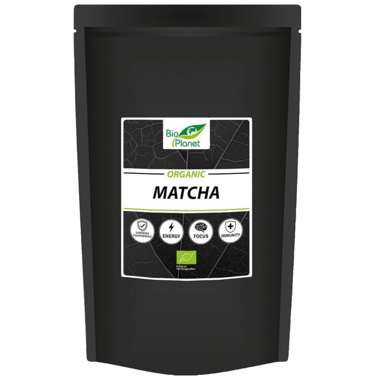HERBATA ZIELONA MATCHA BIO 500 g - BIO PLANET INTERNATIONAL