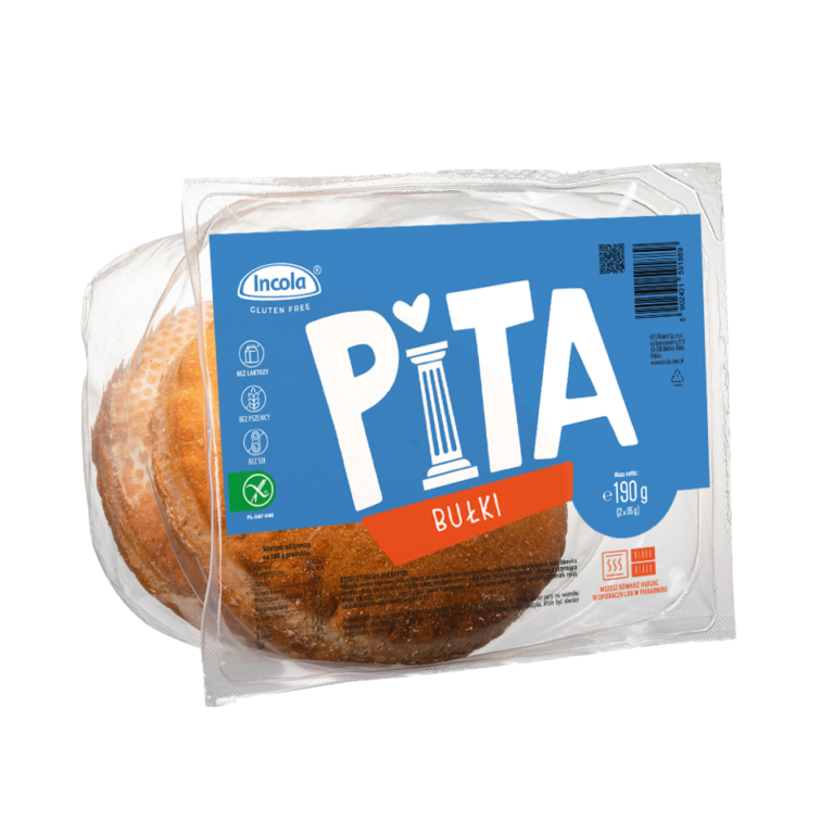 BUŁKI PITA BEZGLUTENOWE (2 szt.) 190 g - INCOLA