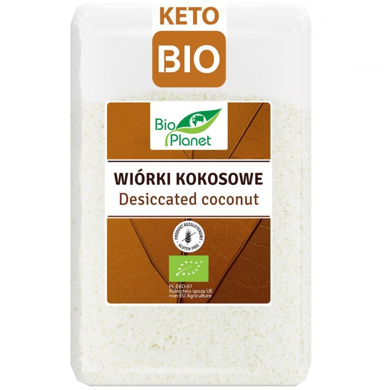WIÓRKI KOKOSOWE BEZGLUTENOWE BIO 1 kg - BIO PLANET