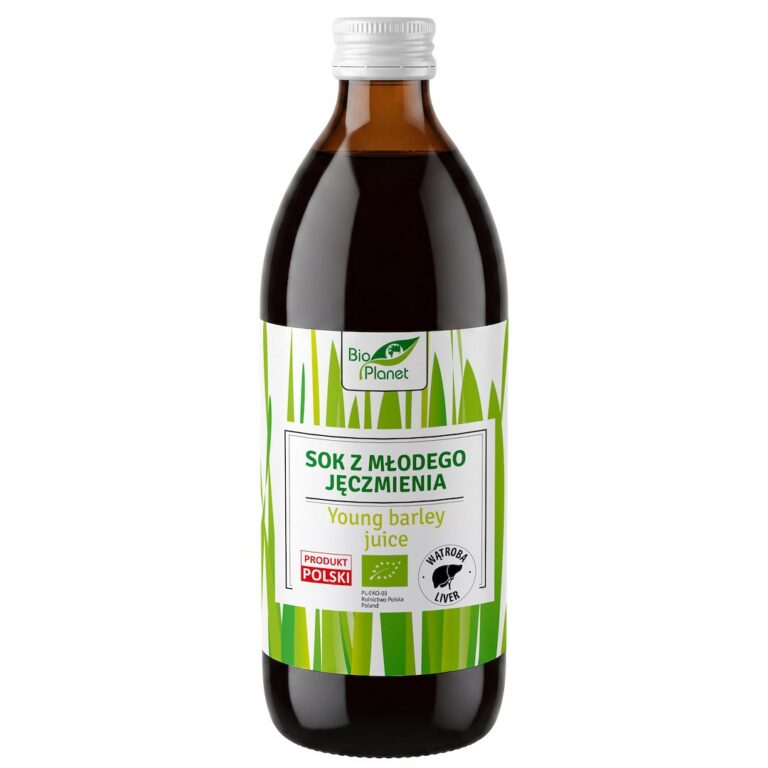 SOK Z MŁODEGO JĘCZMIENIA BIO 500 ml - BIO PLANET