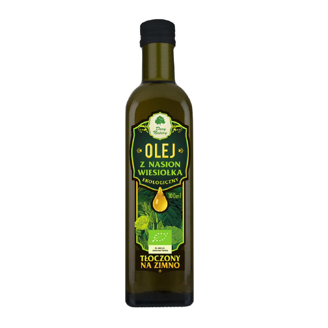 OLEJ Z WIESIOŁKA TŁOCZONY NA ZIMNO BIO 100 ml - DARY NATURY