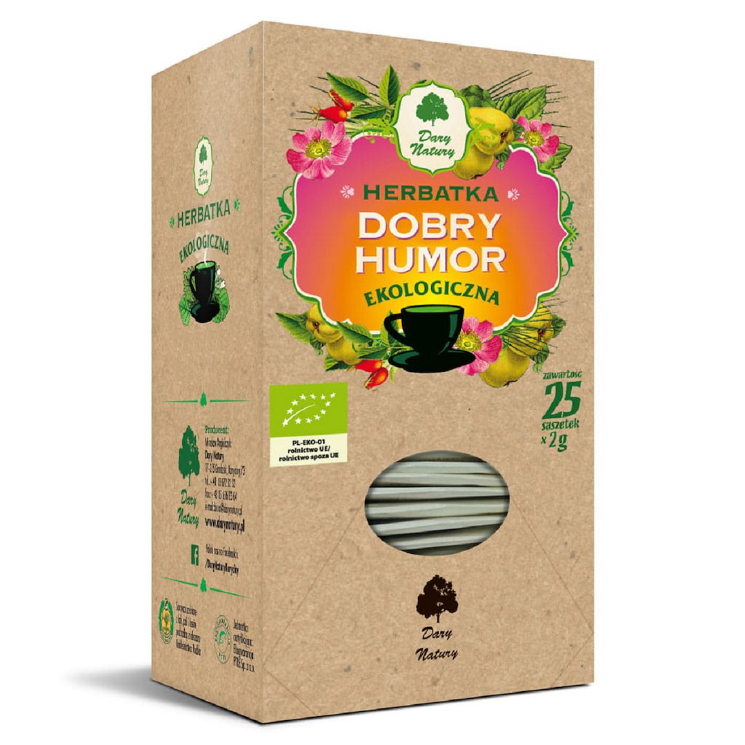 HERBATKA DOBRY HUMOR BIO (25 x 2 g) 50 g - DARY NATURY