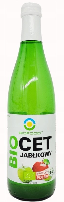 OCET JABŁKOWY 5 % NIEFILTROWANY BIO 500 ml - BIOFOOD