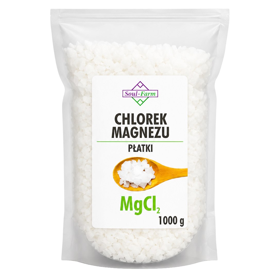 CHLOREK MAGNEZU PŁATKI 1 kg - SOUL FARM