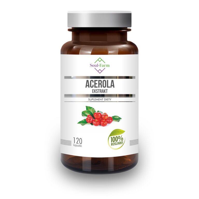 ACEROLA EKSTRAKT (600 mg) 120 KAPSUŁEK - SOUL FARM