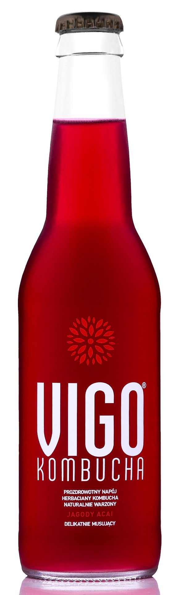 KOMBUCHA JAGODA ACAI BEZGLUTENOWA 330 ml - VIGO