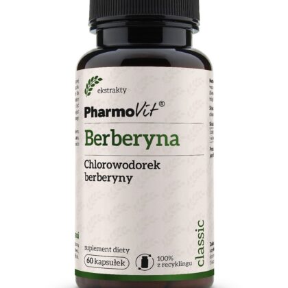 BERBERYNA HCL (388 mg) BEZGLUTENOWA 60 KAPSUŁEK - PHARMOVIT (CLASSIC)