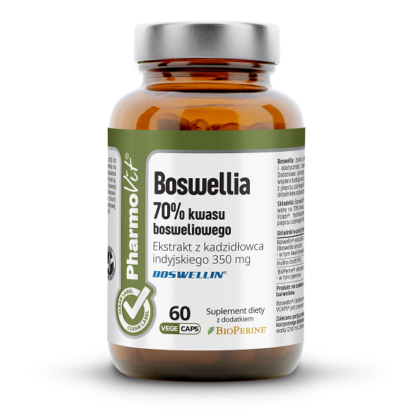 BOSWELLIA (350 mg) BEZGLUTENOWA 60 KAPSUŁEK - PHARMOVIT (CLEAN LABEL)
