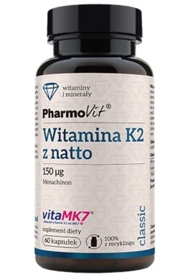 WITAMINA K2 (150 mcg) BEZGLUTENOWA 60 KAPSUŁEK - PHARMOVIT (CLASSIC)