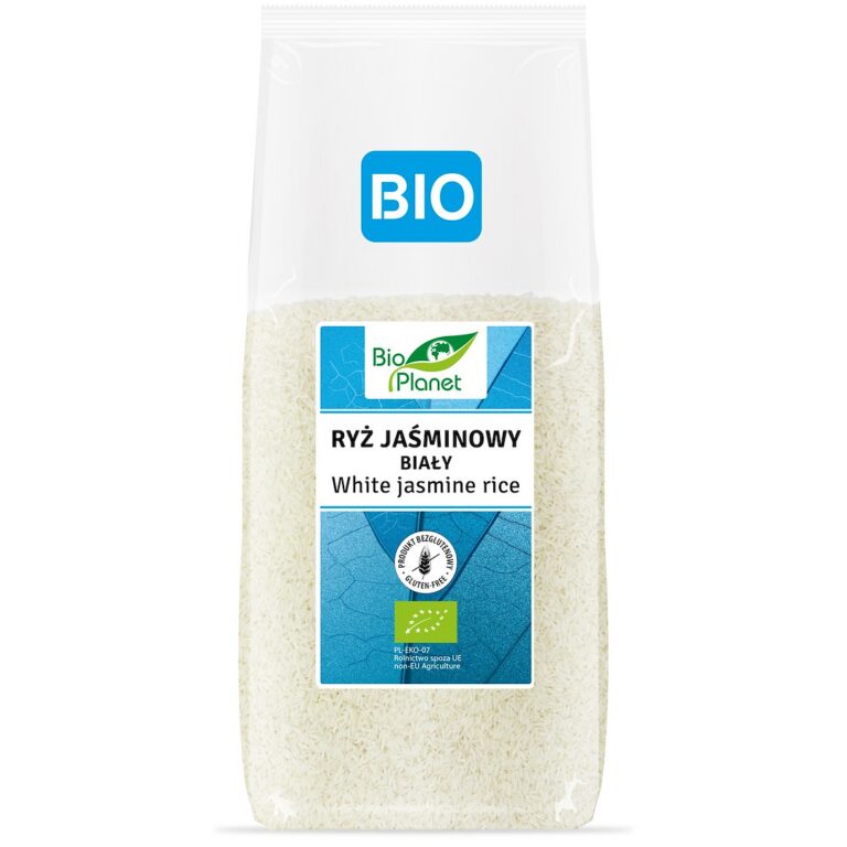 RYŻ JAŚMINOWY BIAŁY BEZGLUTENOWY BIO 1 kg - BIO PLANET