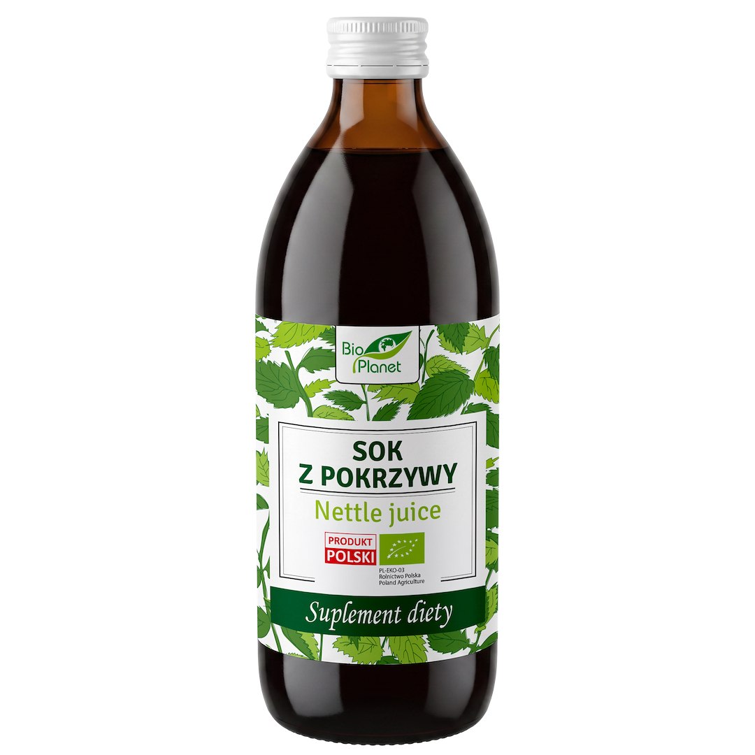 SOK Z POKRZYWY BIO 500 ml - BIO PLANET