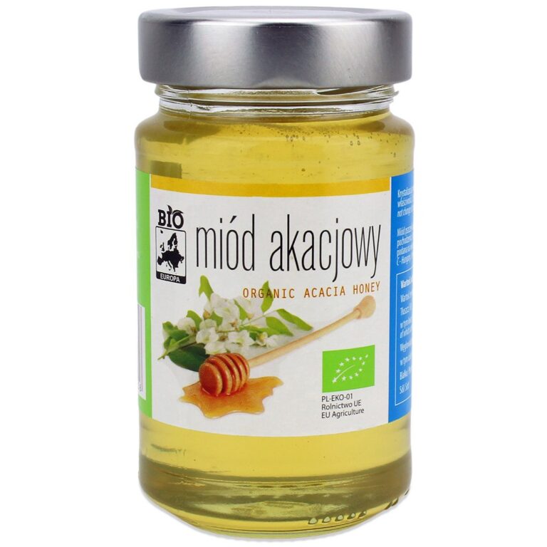 MIÓD AKACJOWY BIO 300 g - BIO PLANET