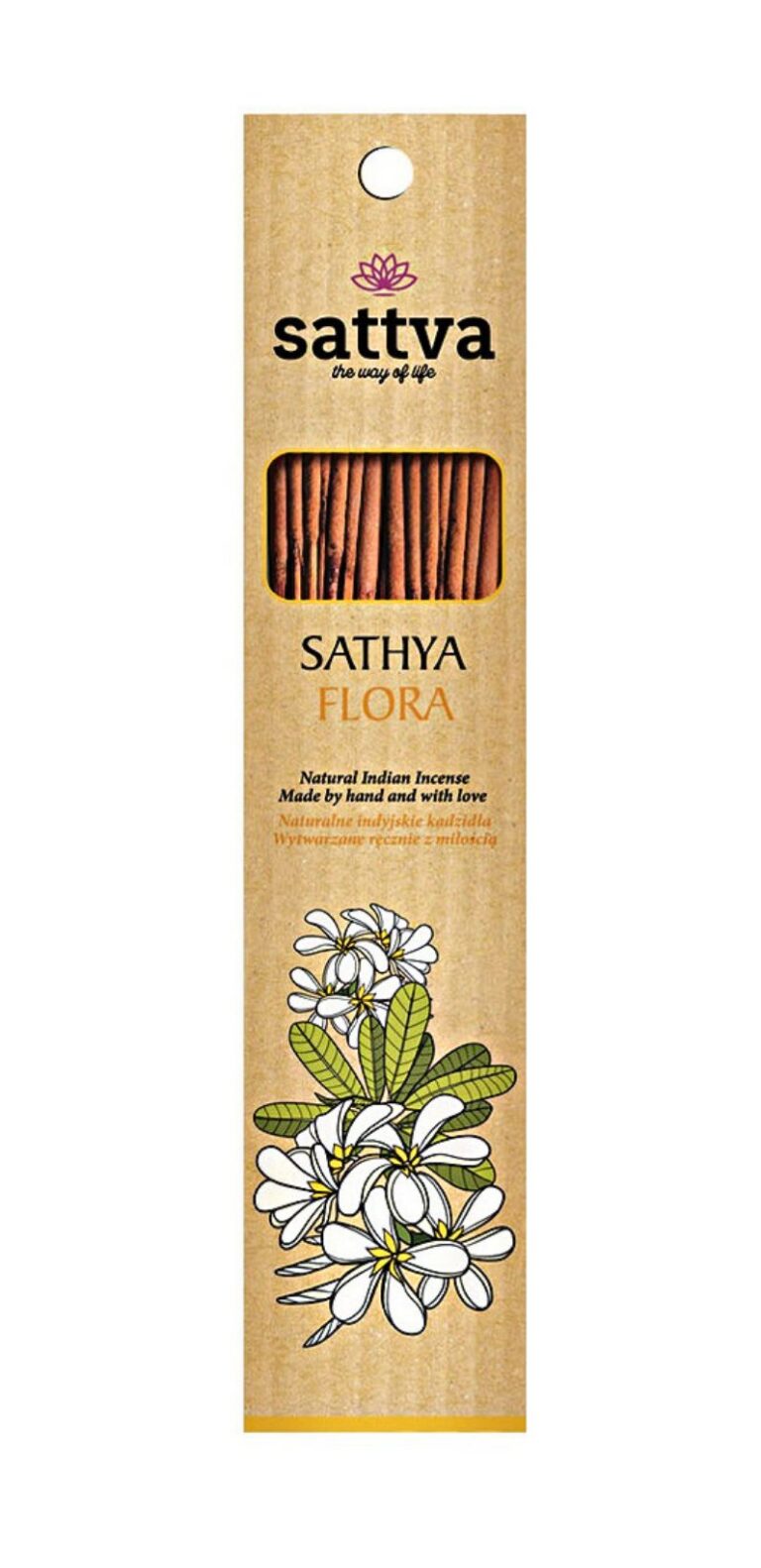 KADZIDEŁKA INDYJSKIE SATHYA FLORA (15 szt.) 30 g - SATTVA (WELLNESS)
