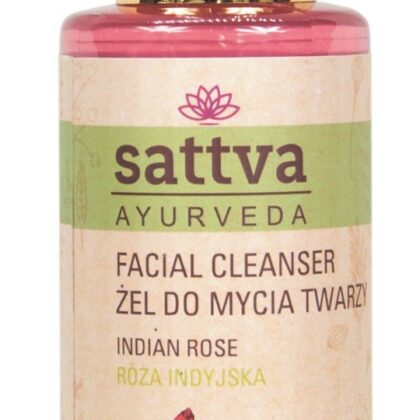 ŻEL DO MYCIA TWARZY RÓŻA INDYJSKA 100 ml - SATTVA (AYURVEDA)