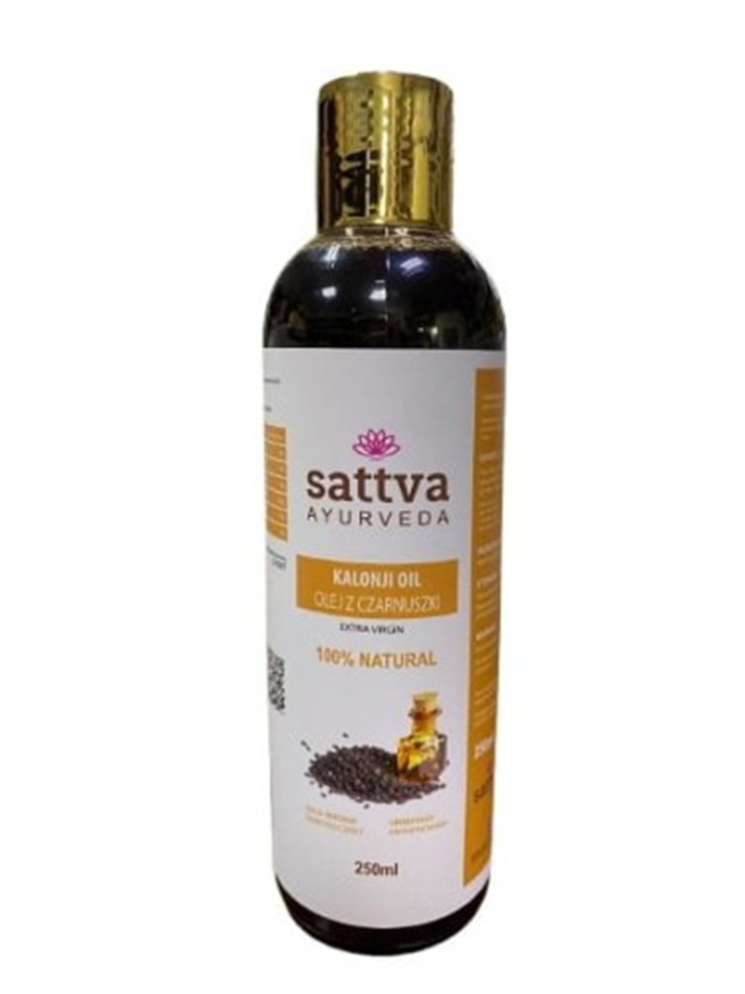 OLEJ Z CZARNUSZKI FILTROWANYY TŁOCZONY NA ZIMNO 250 ml - SATTVA (FOODS)