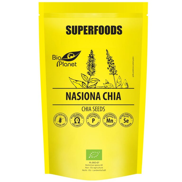 CHIA NASIONA BEZGLUTENOWE BIO 250 g - BIO PLANET SUPERFOODS
