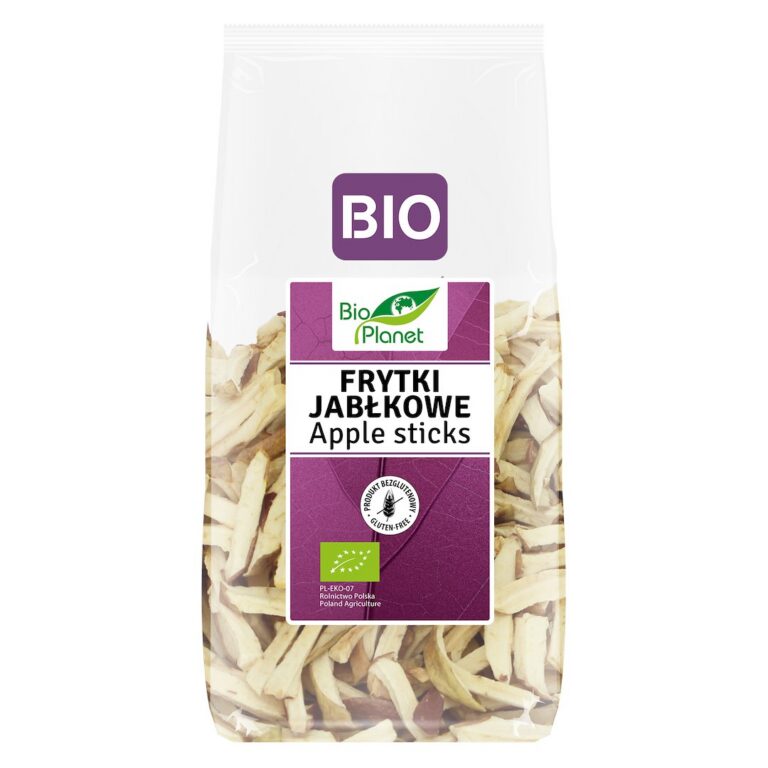 FRYTKI JABŁKOWE BEZGLUTENOWE BIO 100 g - BIO PLANET