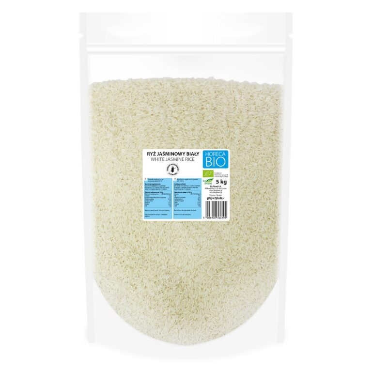 RYŻ JAŚMINOWY BIAŁY BEZGLUTENOWY BIO 5 kg - HORECA (BIO PLANET)