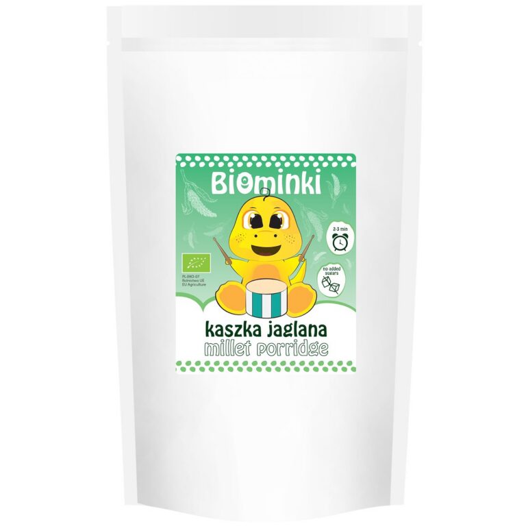 KASZKA JAGLANA BEZ DODATKU CUKRÓW BIO 500 g - BIOMINKI