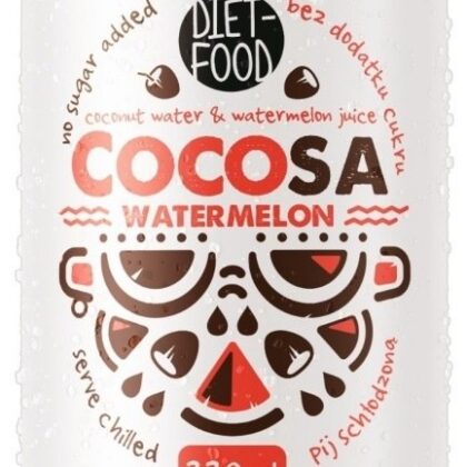 WODA KOKOSOWA Z SOKIEM Z ARBUZA 330 ml - DIET-FOOD (COCOSA)