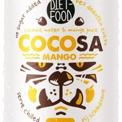 WODA KOKOSOWA Z SOKIEM Z MANGO 330 ml - DIET-FOOD (COCOSA)