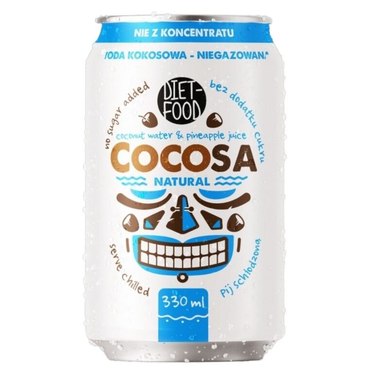 WODA KOKOSOWA NATURALNA NIEGAZOWANA 330 ml - DIET-FOOD (COCOSA)