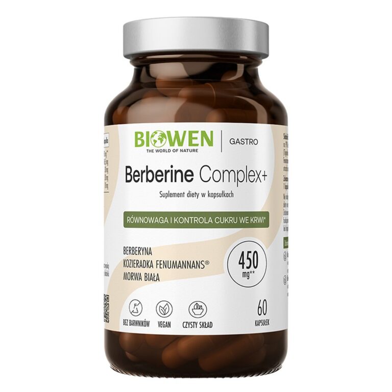 BERBERYNA COMPLEX+ BEZGLUTENOWA 60 KAPSUŁEK - BIOWEN