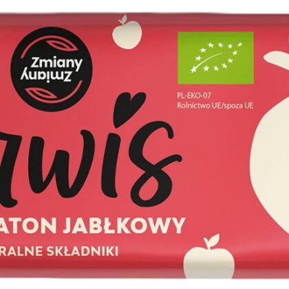 BATON JABŁKOWY URWIS BEZGLUTENOWY BIO 40 g - ZMIANY ZMIANY