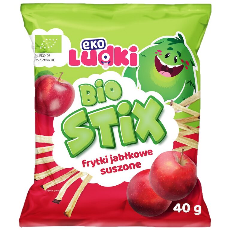 FRYTKI JABŁKOWE SUSZONE BIO 40 g - EKO LUDKI