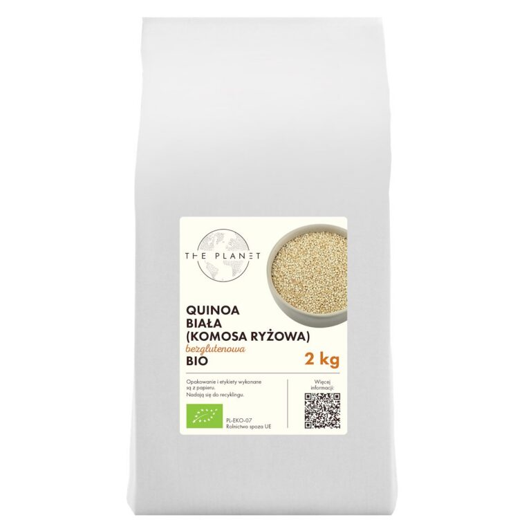 QUINOA BIAŁA (KOMOSA RYŻOWA) BEZGLUTENOWA BIO 2 kg - THE PLANET
